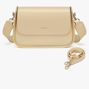 New ivory vegan leather purse.